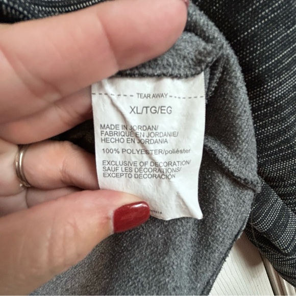 Under Armour Charcoal Zip-Up Men's Golf fleece lined with pocket Size XL - Picture 6 of 8